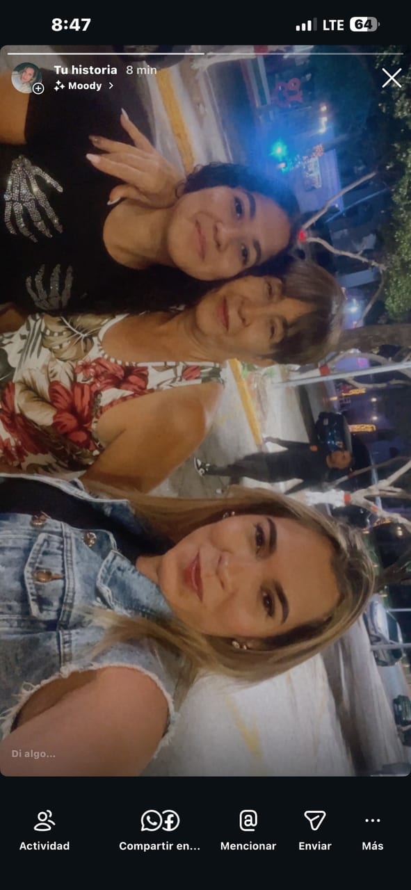 Foto de Miriam Sandoval y génesis angulo