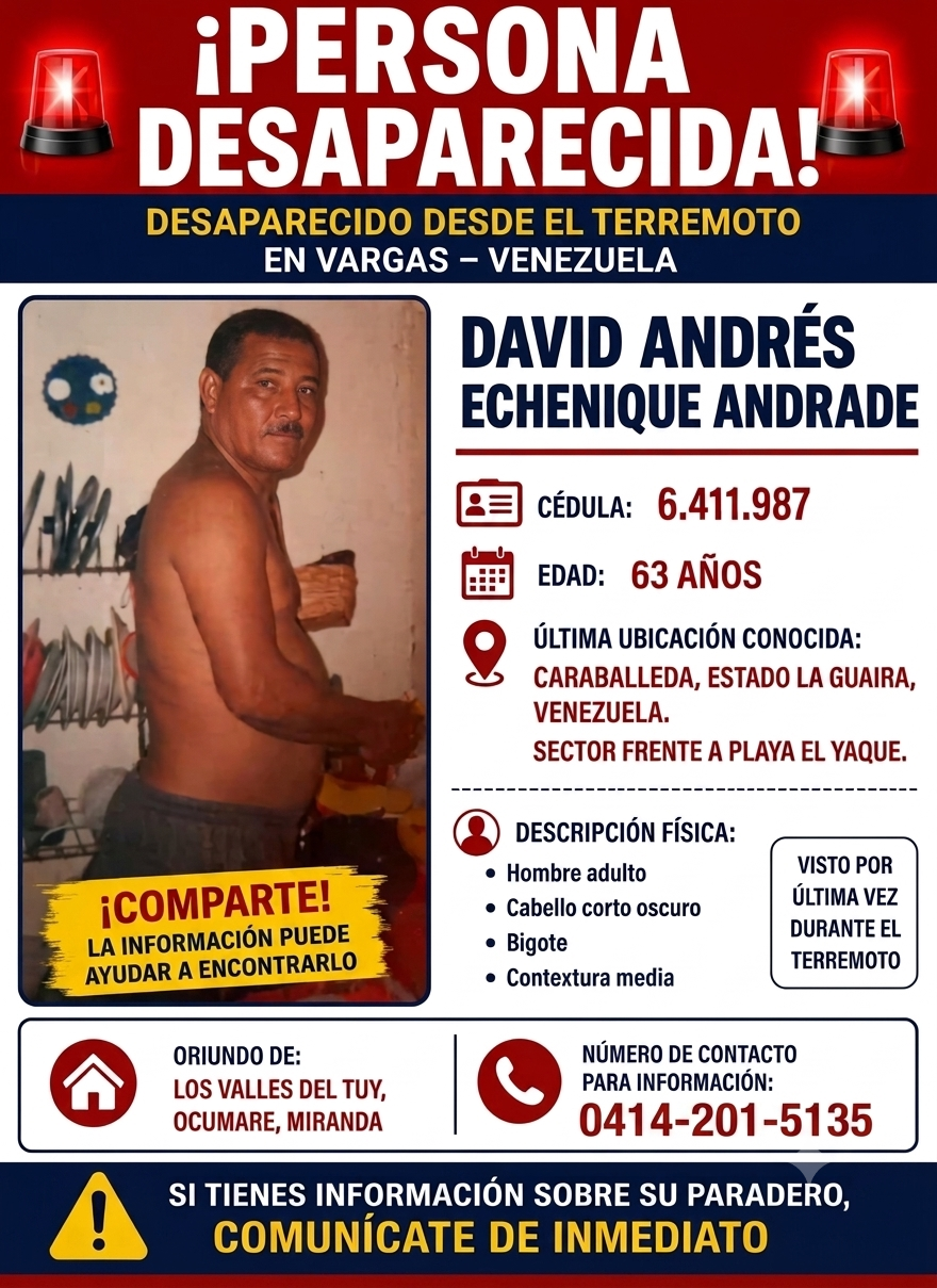 Foto de David Andrés Echenique Andrade