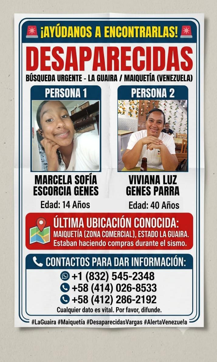Foto de Viviana Luz Genes Parra y Marcela Escorcia Genes
