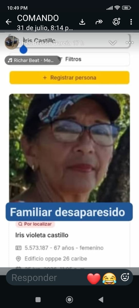 Foto de iris violeta castillo