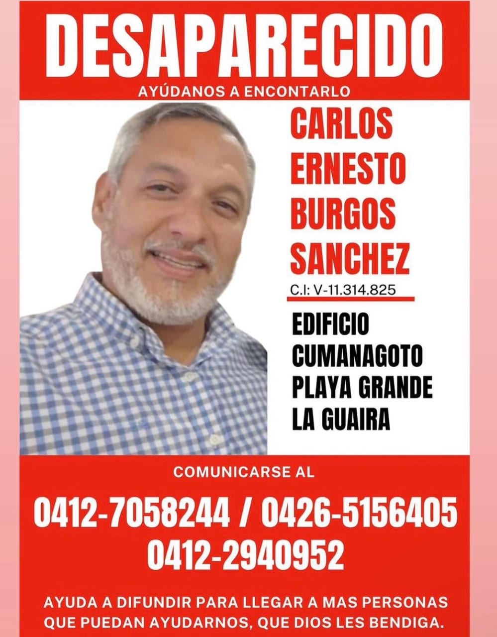 Foto de Carlos Ernesto Burgos Sánchez