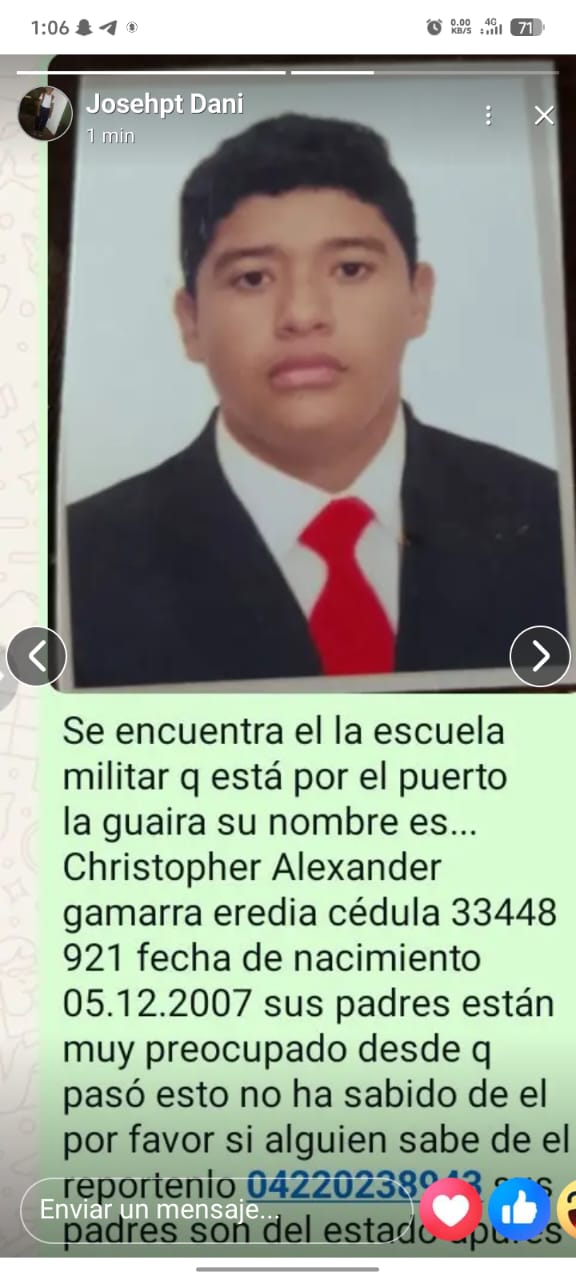 Foto de Christopher Gamarra