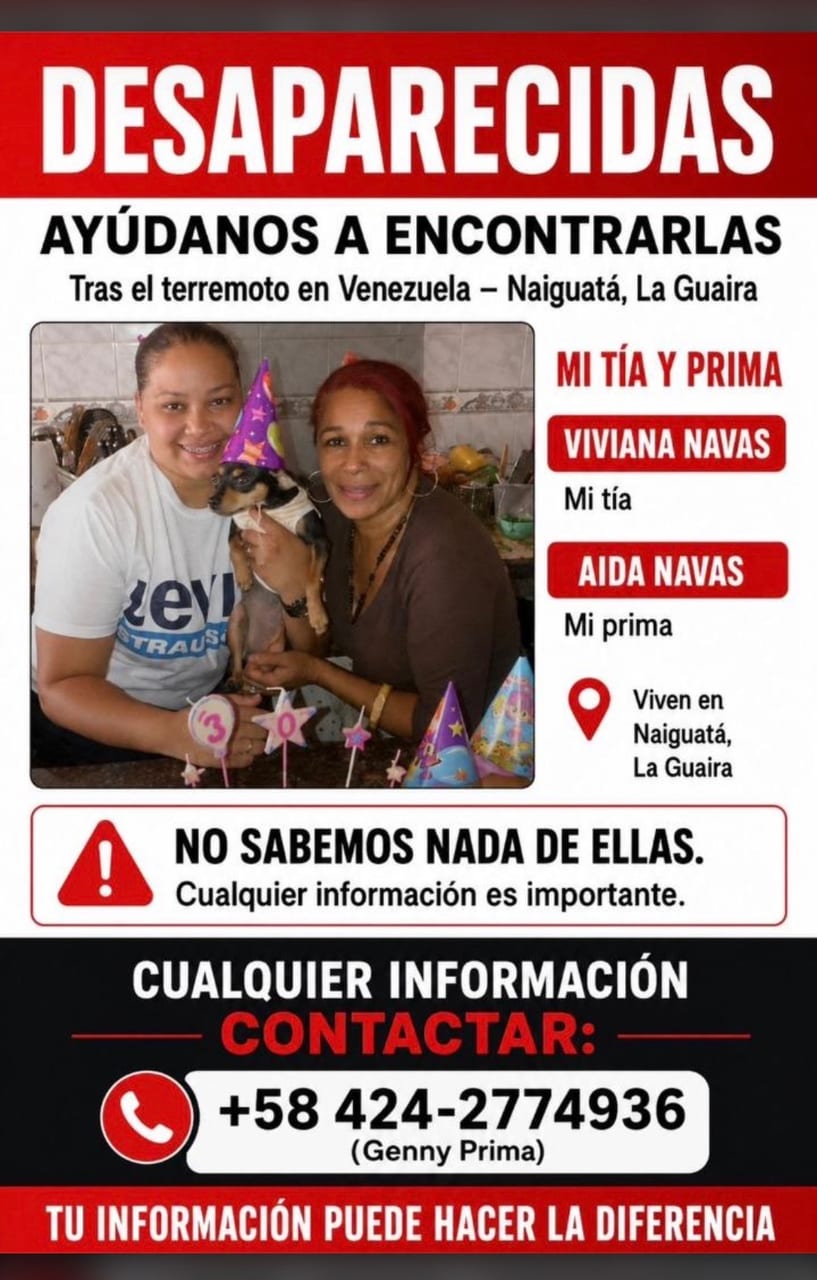 Foto de Viviana Navas y Aida Navas