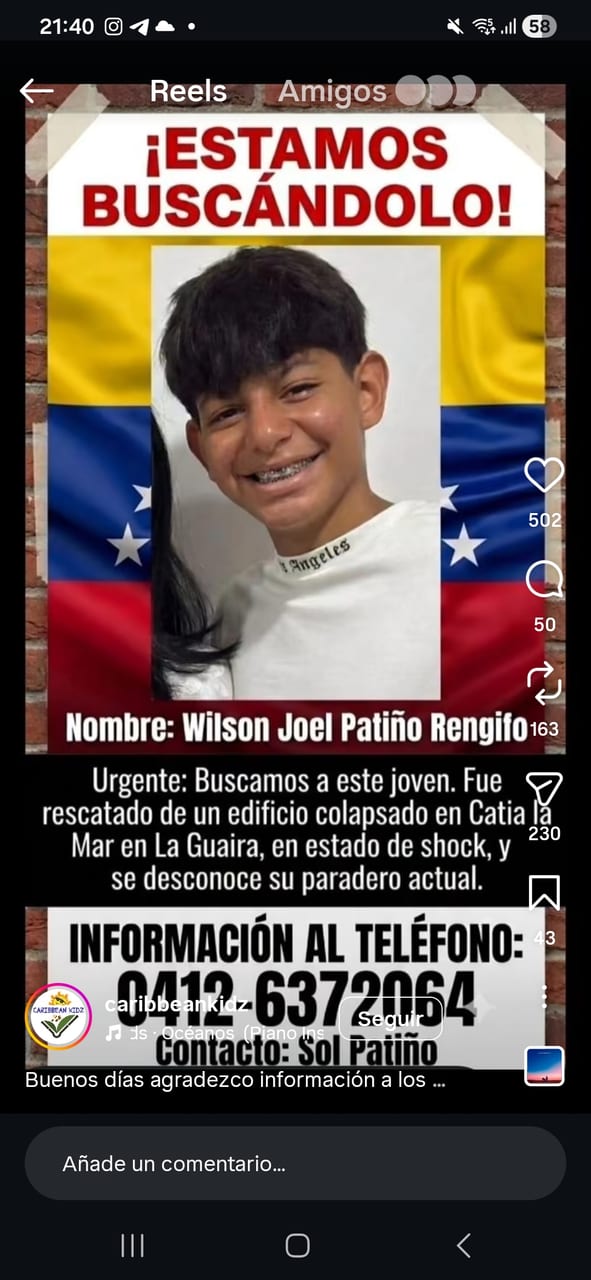 Foto de Wilson Joel Patiño