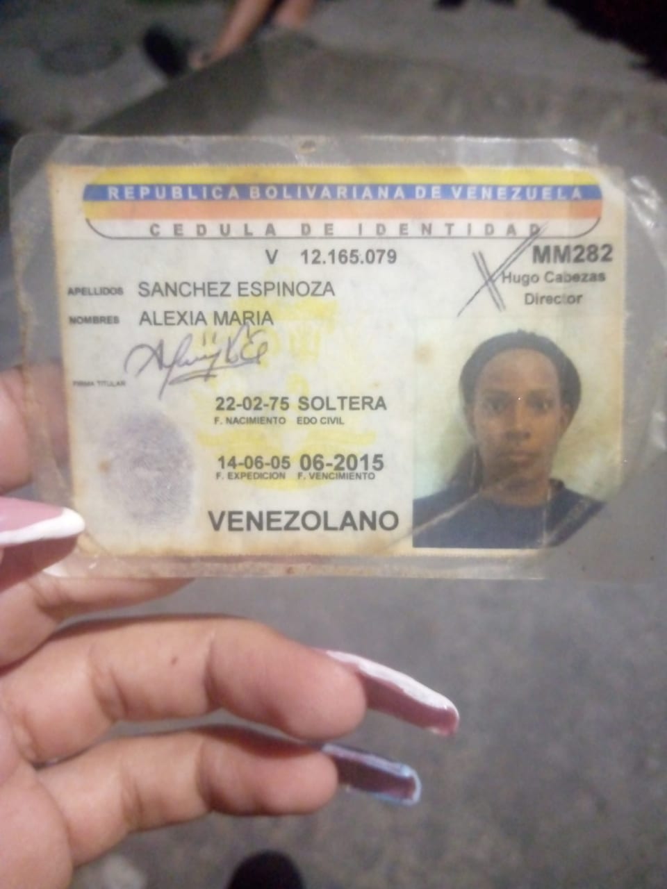 Foto de Alexis María Sánchez espinoza