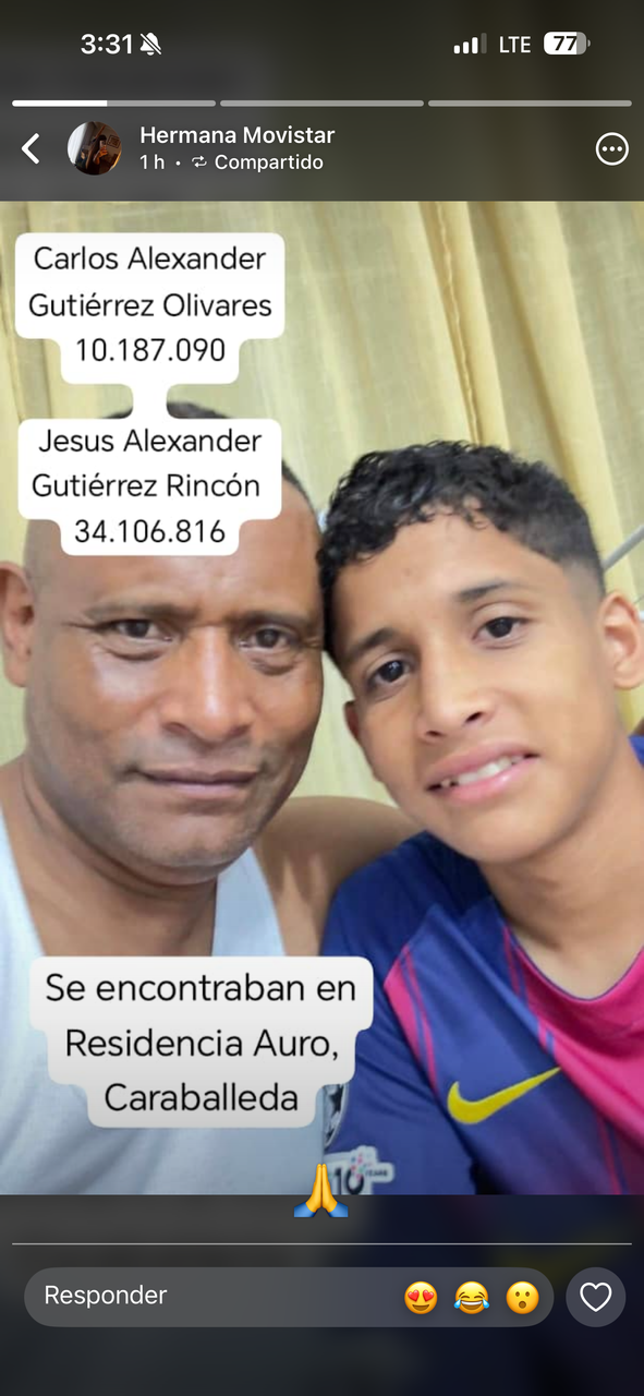 Foto de Jesús Alexander Gutiérrez Rincón