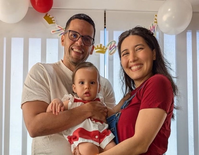 Foto de Luis Guerrero, Camila Gutiérrez, Sophia Guerrero Gutierrez