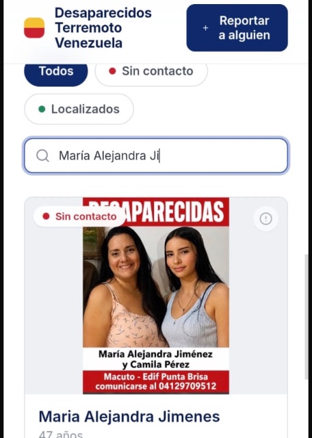 Foto de María Alejandra Jimenez y Camila perez