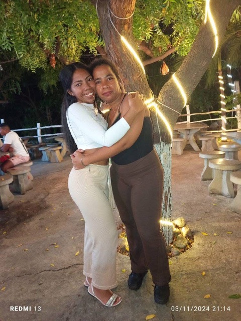 Foto de Dalimar Nathalie y Dayibis lanza