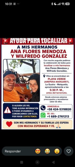 Foto de Ana Flores Mendoza y Wilfredo Gonzales