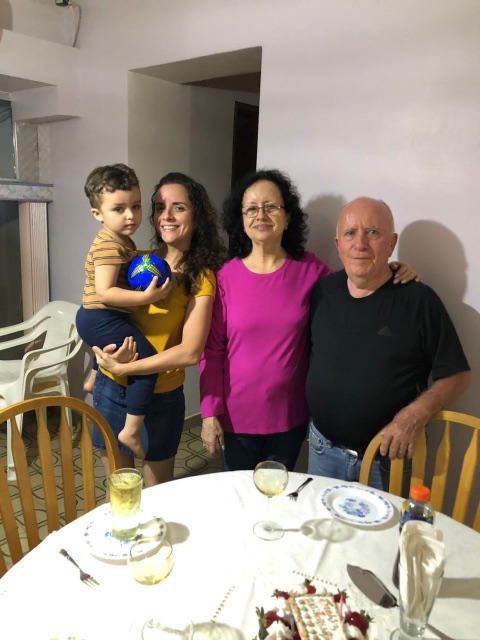 Foto de Abel Rodrigues de Aguiar junior y familia