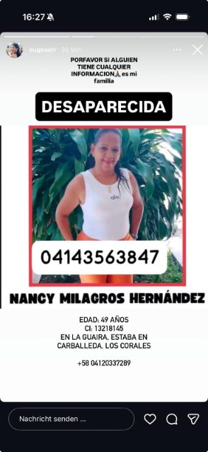 Foto de Nancy Milagros Hernández