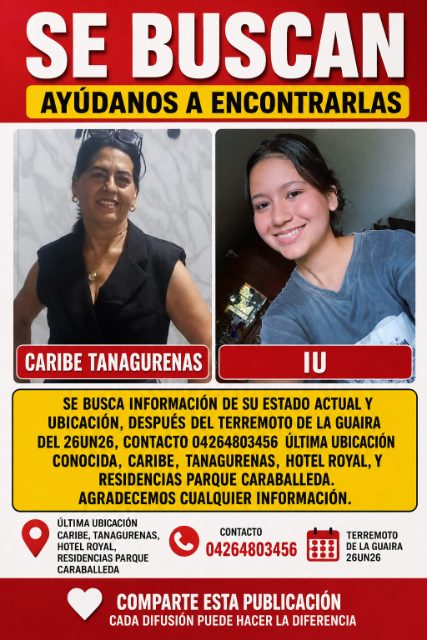 Foto de La señora Carmen Iraima Mata castillo y el de la chica es Jhokarlin del Carmen Pérez Medina