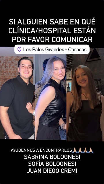 Foto de Juan Diego cremi, Sofía y sabrina bolognesi