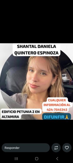Foto de Shantal Daniela Quintero Espinoza