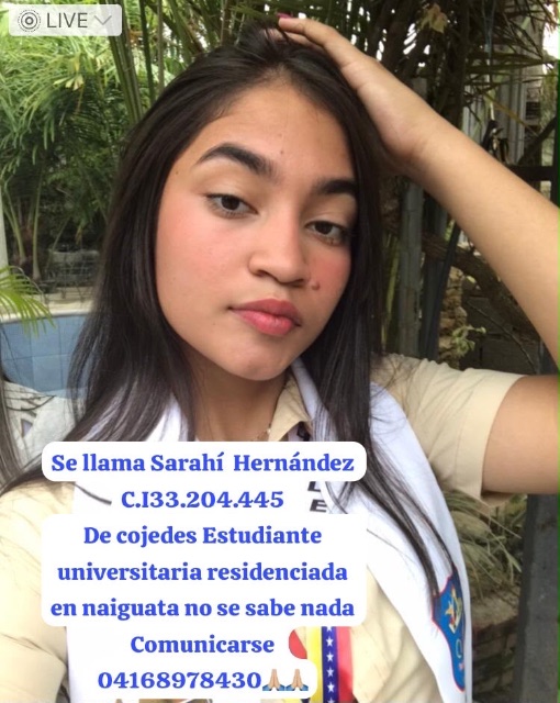 Foto de Sarahí Hernández