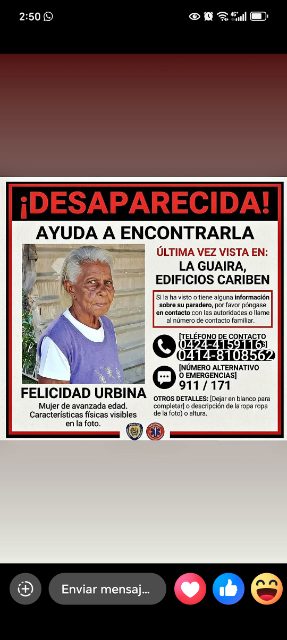 Foto de Felicidad Urbina
