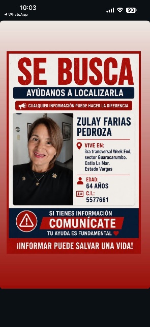 Foto de Zulay Farías Pedroza