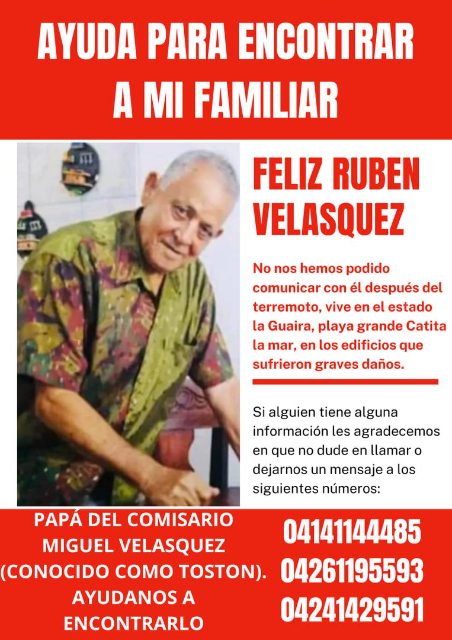 Foto de Feliz Rubén Velasquez