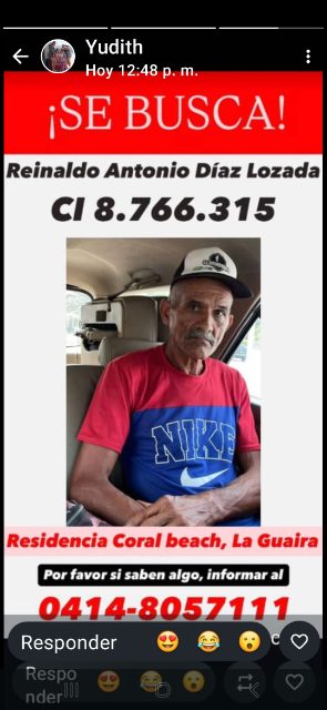Foto de Reinaldo Antonio Díaz Lozada