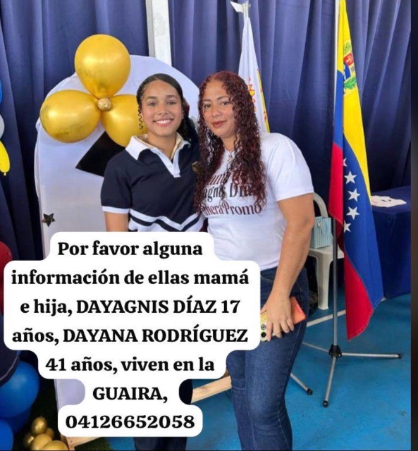 Foto de Dayagnis Díaz y Dayana Rodríguez