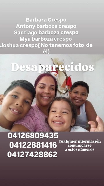Foto de Barbara Crespo, Antony Barboza, Santiago Barboza, Mya Barboza, Joshua Crespo