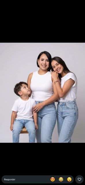 Foto de María Andara, Antonella Montilla y angel Montilla