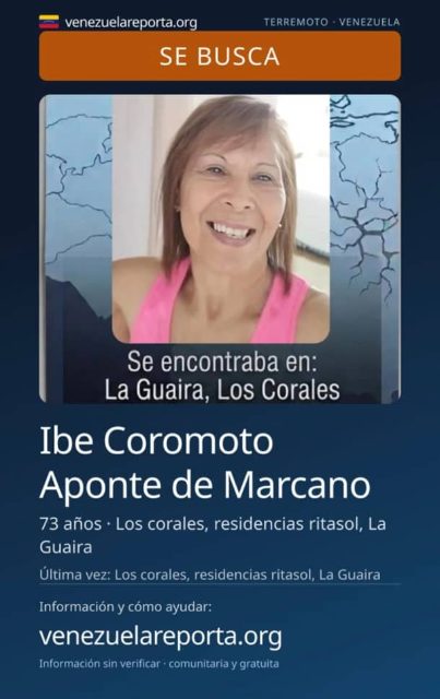Foto de Ibe Coromoto Aponte De Marcano