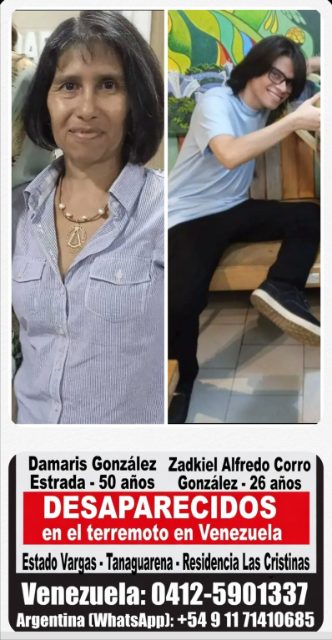Foto de Damaris Gonzalez y Zadkiel Corro Gonzalez