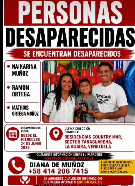 Foto de Naikarina Muñoz, Ramón Ortega, Mathias Ortega