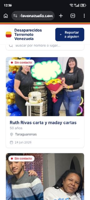 Foto de Rivas Ruth y cartas maday