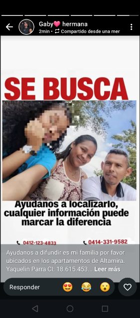 Foto de Yakeline Parra y seistres Reyesp