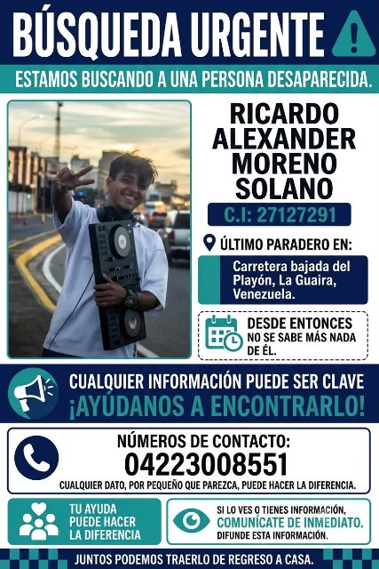 Foto de Ricardo Alexander Moreno Solano