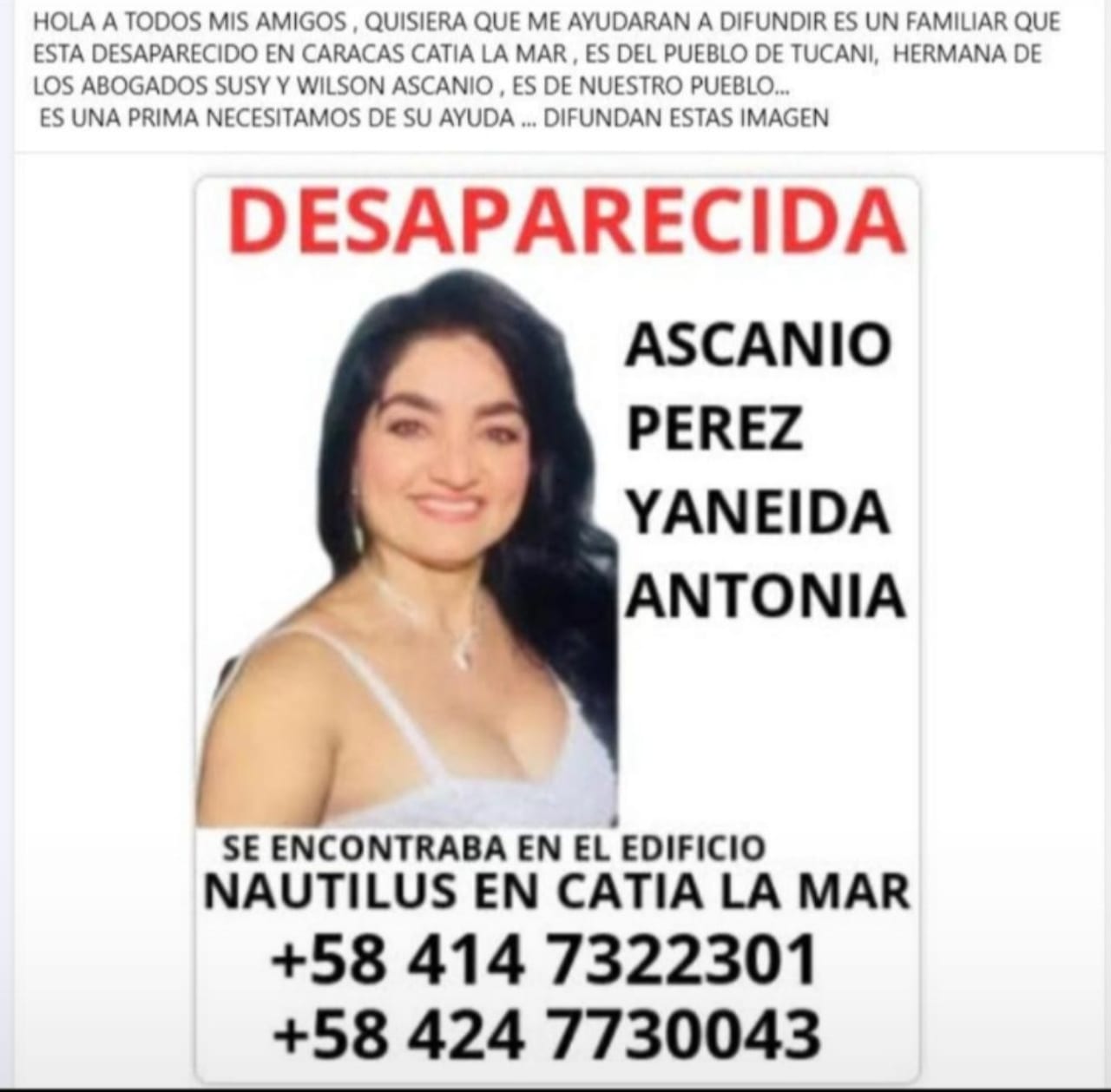 Yaneida ASCANIO DE PEREZ