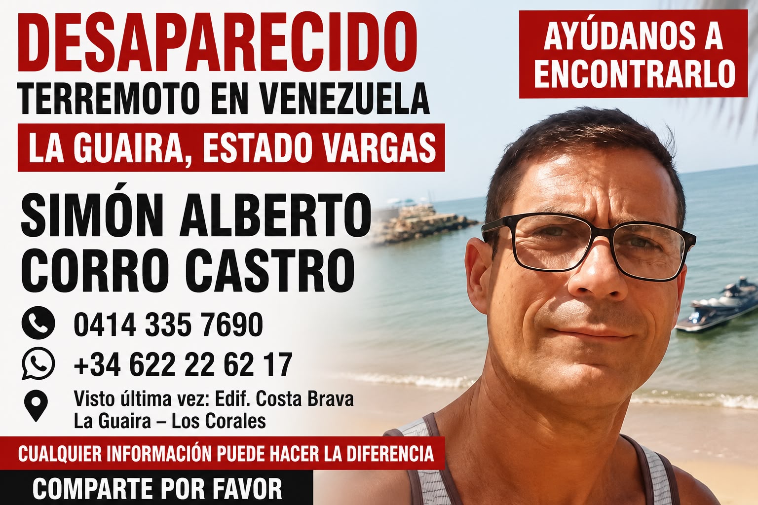 Foto de Simón Alberto Corro Castro