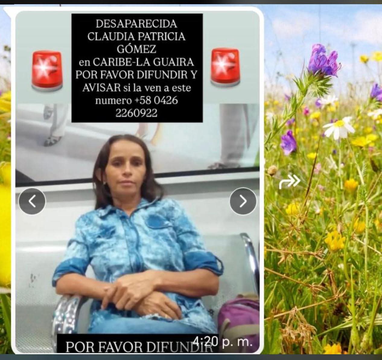 Foto de Claudia Patricia Gómez