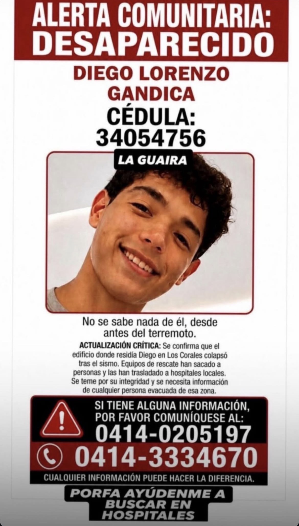 Foto de Diego Lorenzo Gandica