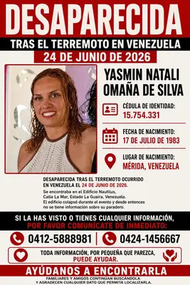 Foto de Yasmin Natali Omaña De Silva