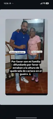 Foto de Jordan y Glendy Anderson Laya