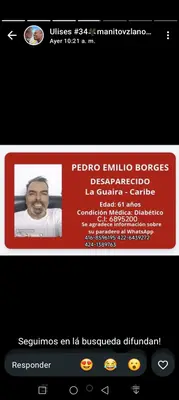 Foto de Pedro Emilio Borges