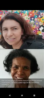 Foto de Marugenia Villegas y su madre