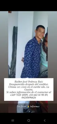 Foto de Raiber José Pedroza Ruiz