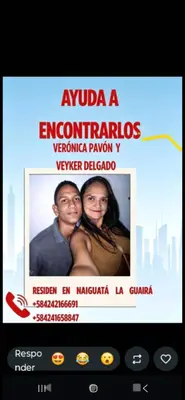 Foto de Veronica Pavón blanco, Veiker Delgado