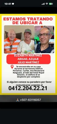 Foto de Elizabeth Martínez, Abigail Azuaje, julio Martínez