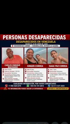 Foto de Carlos Enrique machado, Kinger correa e Isaac paz correa