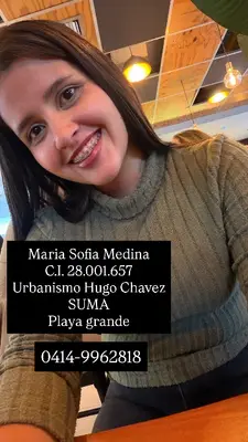 Foto de Maria Sofia Medina azuaje