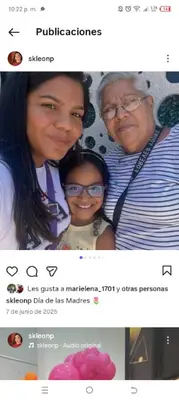 Foto de Silvana León, salome León y sahara Pérez