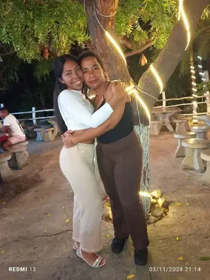 Foto de Dalimar Nathalie y Dayibis lanza