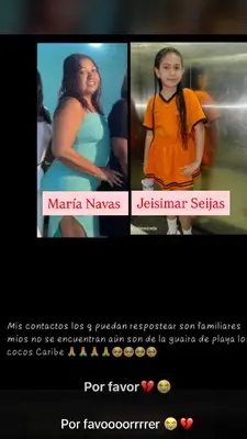 Foto de María Navas y Jeisimar Seijas
