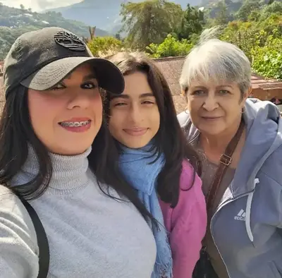 Foto de María Andrea y Deisy